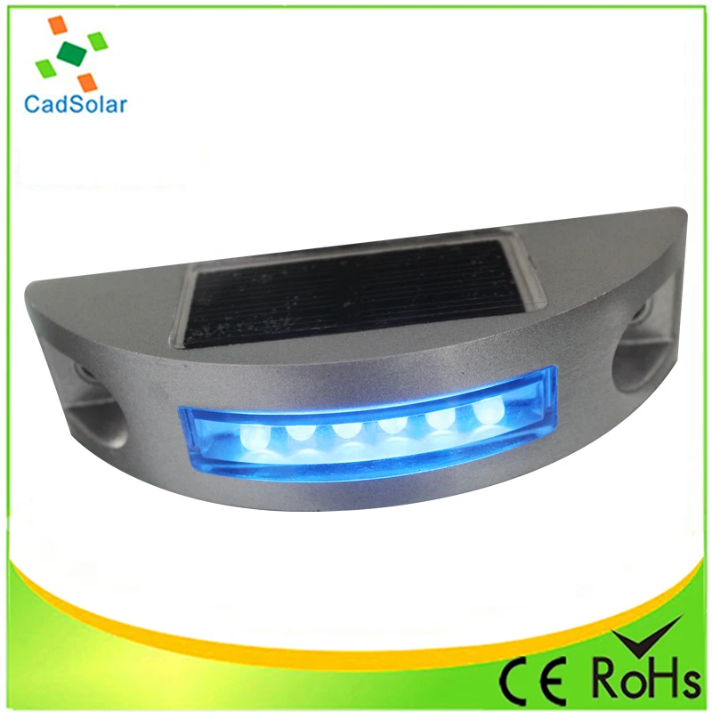 strobe solar road marker light