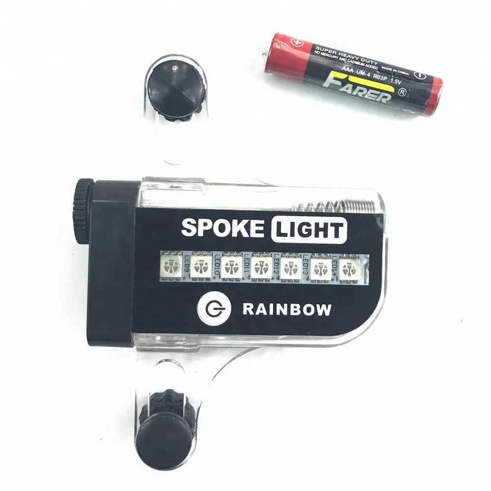 Bike Spoke Lights/ Bike Wheel Lights with Motion and Light Sensor/Safety Tire Light for Kids Adult Night Riding