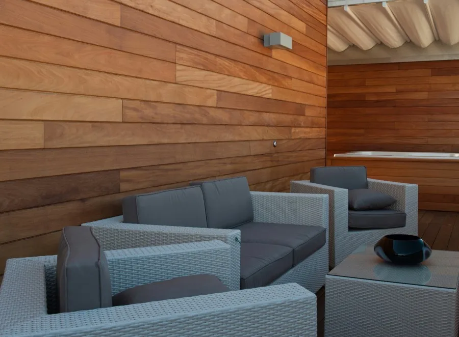 Unfinished Natural Asian Teak Wood for Waterproof Facades