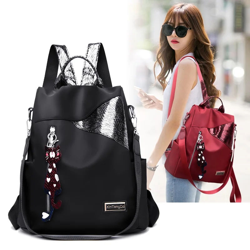 

Fashion Waterproof Oxford Girl Backpack School Custom, 4 colors