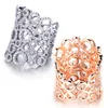 SR00258 Kenturay Fancy 925 Sterling Silver Stackable Small Round Circle Hollow Out Lace Tube Shape Ring