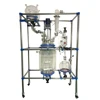 combinatorial complete glass process reactor system with glassware