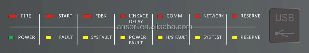 4 Loops Addressable Fire Alarm Control Panel For Fire Alarm System