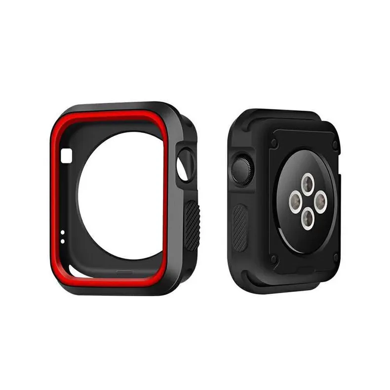 

USENGKA Colorful TPU Watch Case Cover Bumper Case for Apple Watch 40mm & 44mm for 38mm&42mm