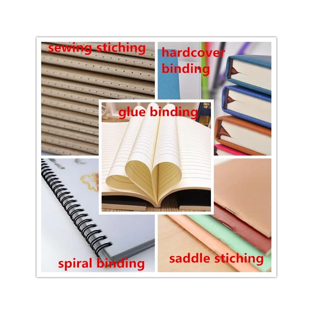 
Customized nice quality professional high grade book soft hard cover printing services Thread-stitched blinding factory price 