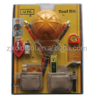 pink kids tool set