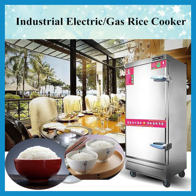 Commercial Steamed Rice And Gas Rice Cooking