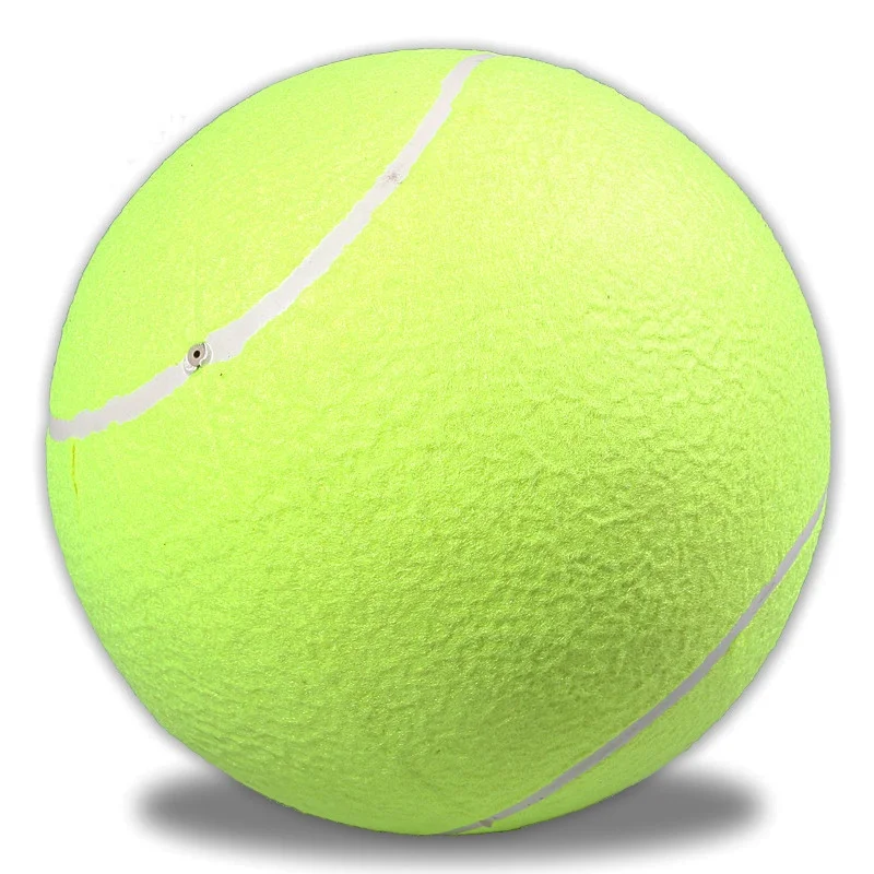 

Diameter 9'' / 24cm Air Inflated Jumbo Oversize Big Size Dog Tennis Ball, Yellow