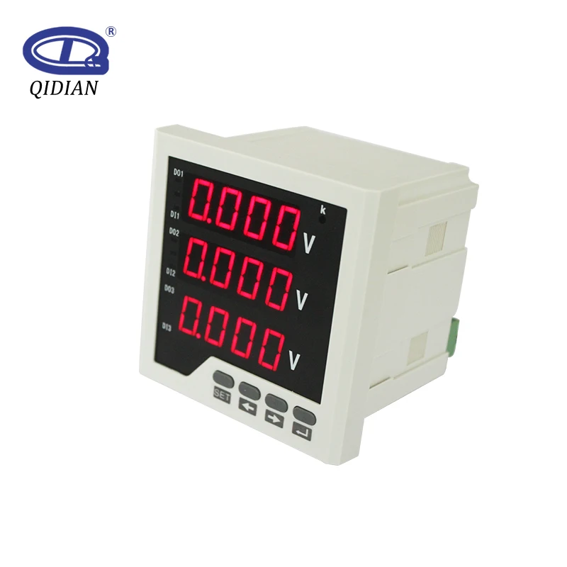 Chinese Manufacturer Three Phase Ac Panel Voltmeter,Led Digital Voltage