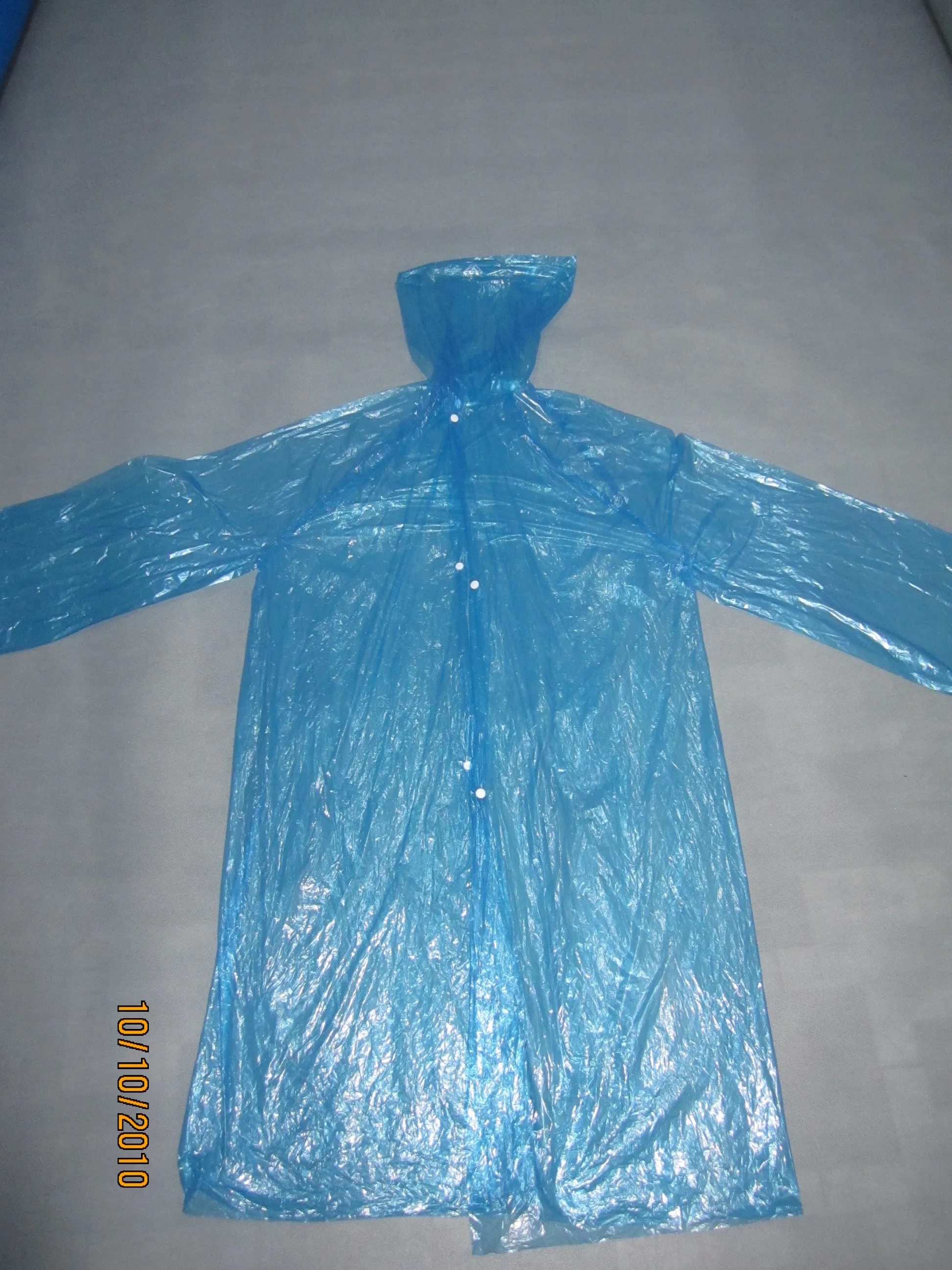 Custom Raincoat Logo Disposable Pe Ldpe Material Plastic Raincoat ...