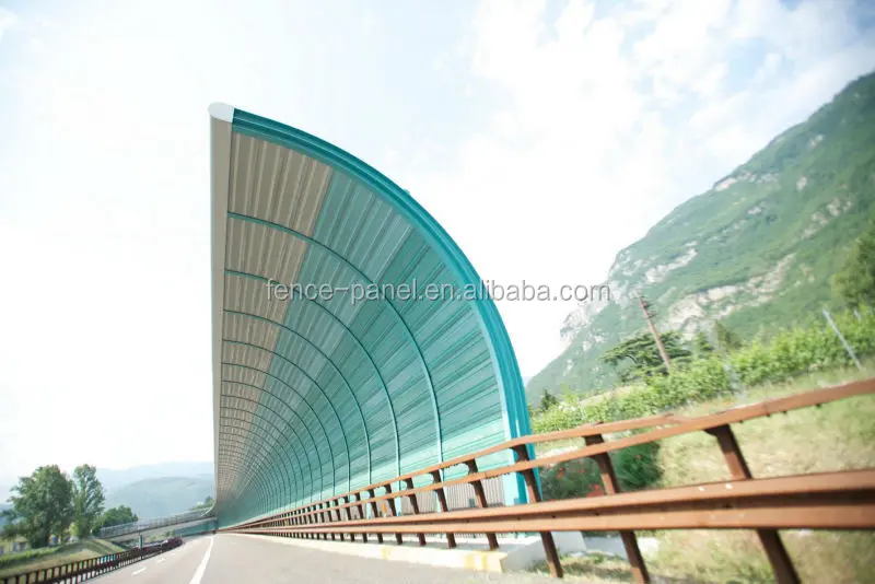 Highway Noise Barrier Panel Walls Outdoor Sound Barrier Fence For Sale