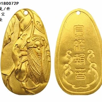 

Jingzhanyi Jewelry factory manufacturing 24K gold pendant, 24K gold jewelry custom, Fine jewelry design and manufacturing