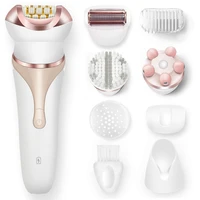 

Professional 4 in 1 Facial care system Rechargeable lady hair remover face massage facial cleansing brush as seen on TV