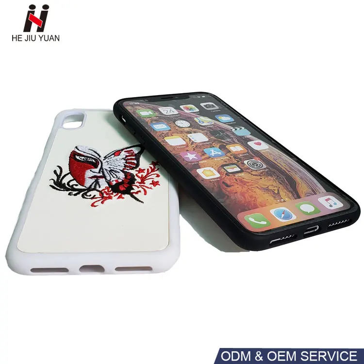 TPU PC Ethnic Style Embroidery Mobile Phone Case For iPhone X XR XS Max Case