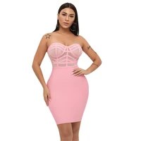 

2019 Hot Sale Fashion Women Backless Off shoulder Casual Party Daily Wear Bra Summer Evening Night Out Dresses Wholesale China