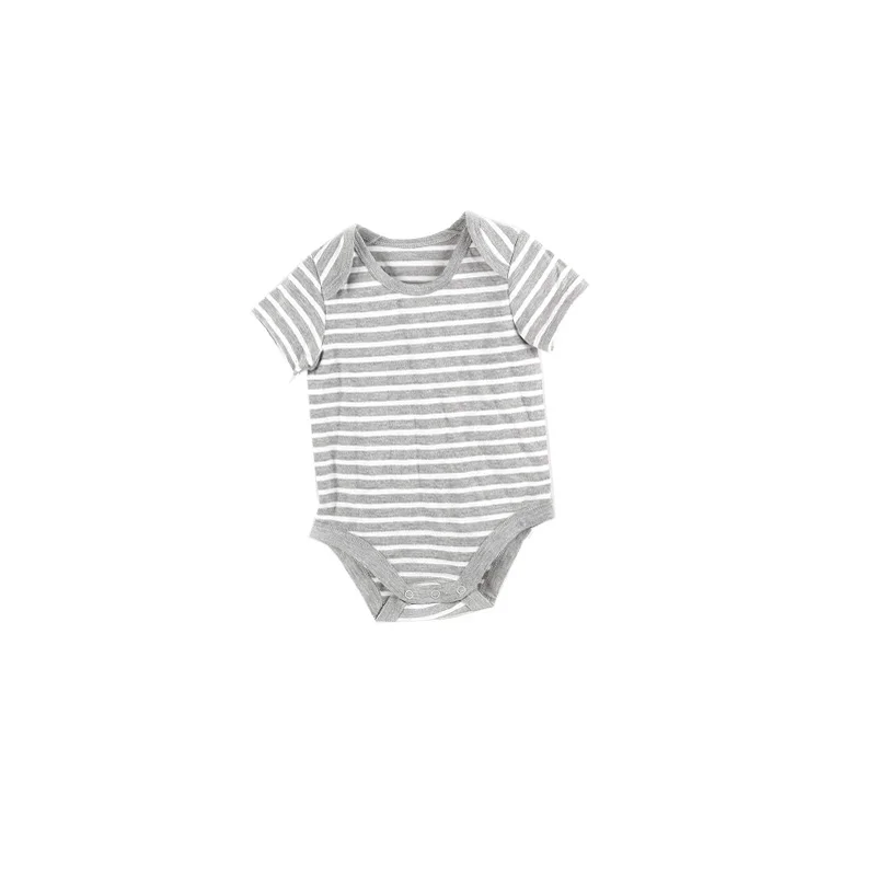 Infant Baby Boys Bodysuit Short-Sleeve Onesie Scarecrow Little Kid Print Jumpsuit Spring Pajamas
