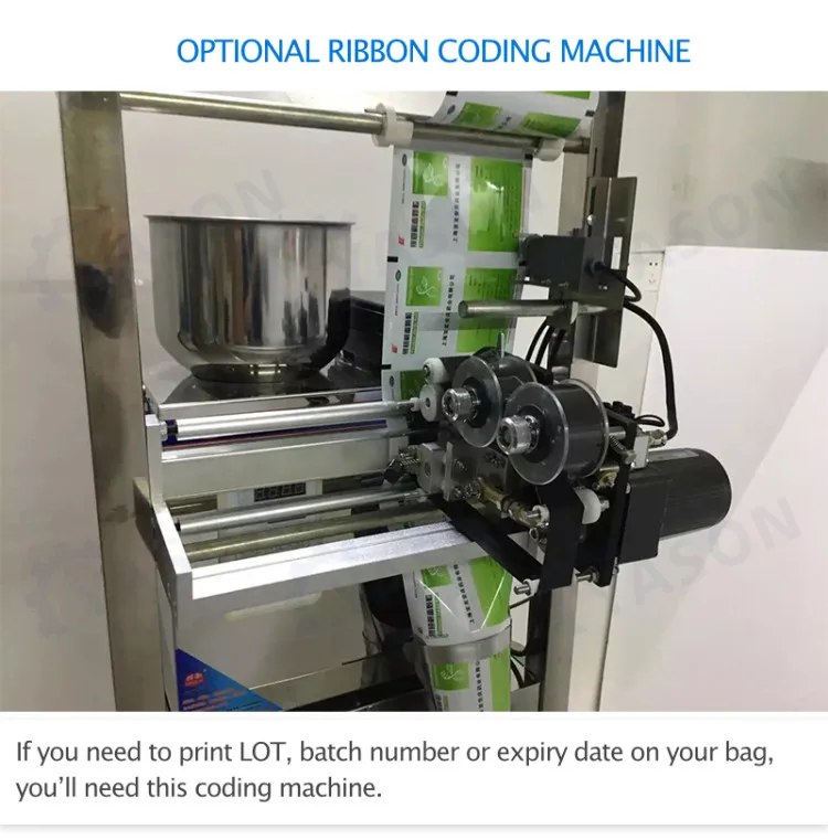 Fully Automatic Granule Sugar Coffee Bean Digital Control Automatic Pouch Tea Sachet Bag Stick Packing Packaging Machine