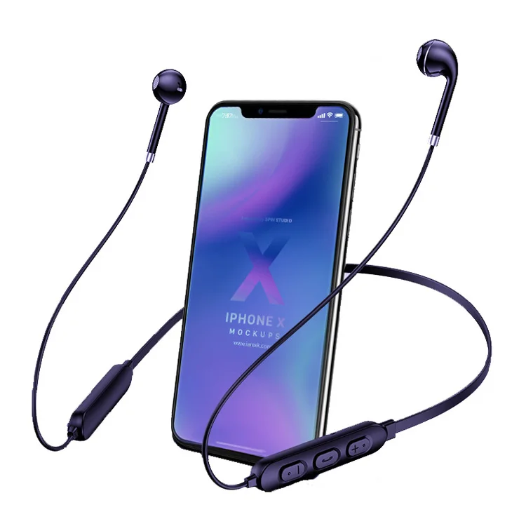 

new product 2019 amazon top seller portable wireless neck band bluetooth earphone powerful microphone headphone bluetooth