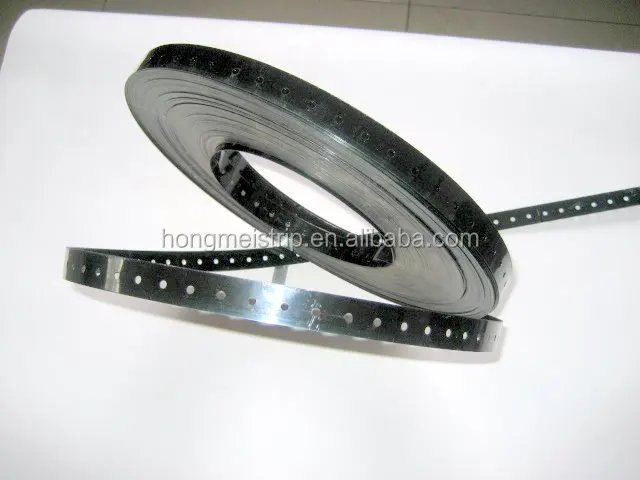 wholesale cheaper roll of 3/4 inch Punched straps perforated metal strapping with holes