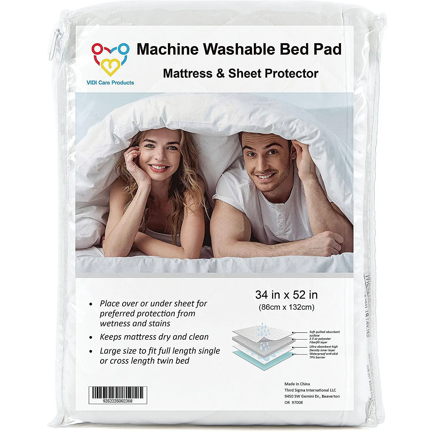 Buy Luxurious Waterproof Bed Wetting Pad Protects Top and Bottom Sheets