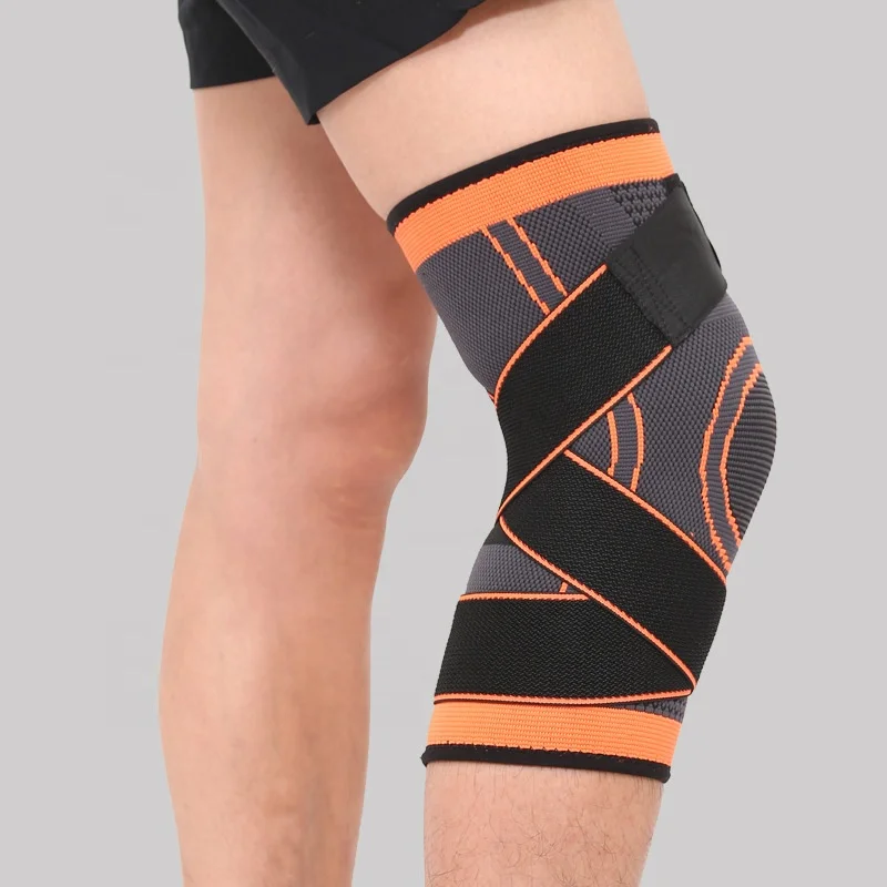 
Adjustable Gym powerlifting pro soft wrap weight lifting sports direct knee brace Protective Compression support sleeves 