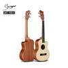 Solid Spruce cutaway ukelele tenor Vines economic ukulele factory in stock