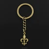 Key chain Flour De Lis saints Pendants Jewelry Car Key Chain Ring Holder Souvenir For Gift