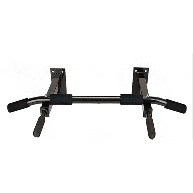

New Wall Mounted Chin Up Bar Pull Up Bar for Body Building Fitness Solutions Pull Up Bar, Black