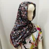 custom 100 % polyester fabric voile ladies head kerchief