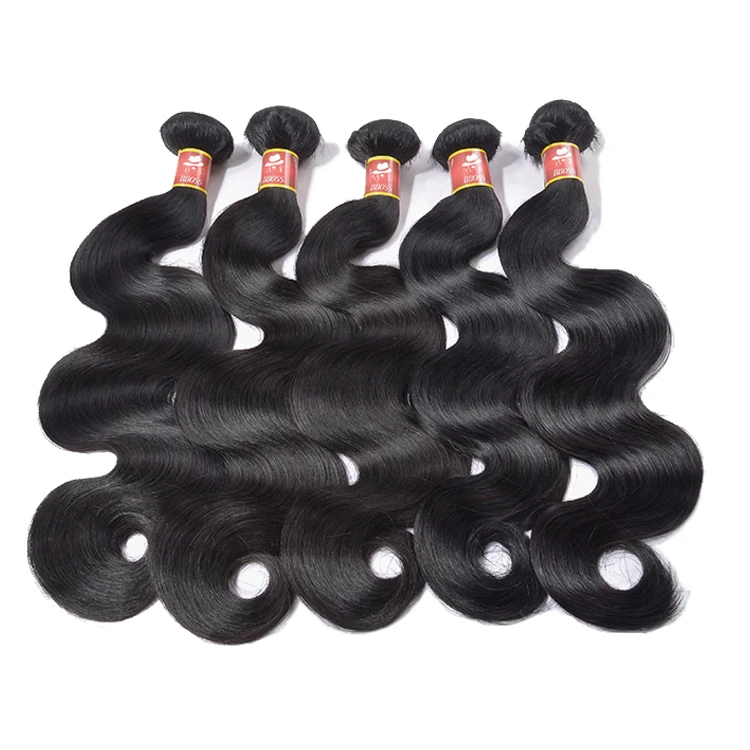 

KBL Hair factory wholesale double drawn body wave brazilian virgin hair