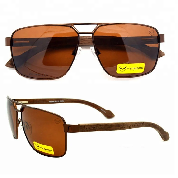 

2018 Fashion quality Metal wooden Sunglasses