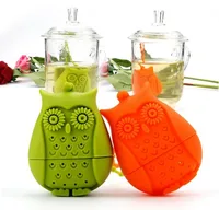 

animal Tea Infusers,FDA Approved Silicone Owl Tea Infusers Strainers