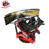 Three screen VR Racing car driving simulator machine with three screens