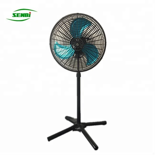 Dc 12v Solar Powered Outdoor Metal Stand Fans 18 Inch Fan With