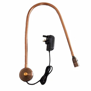 bronze reading lamp