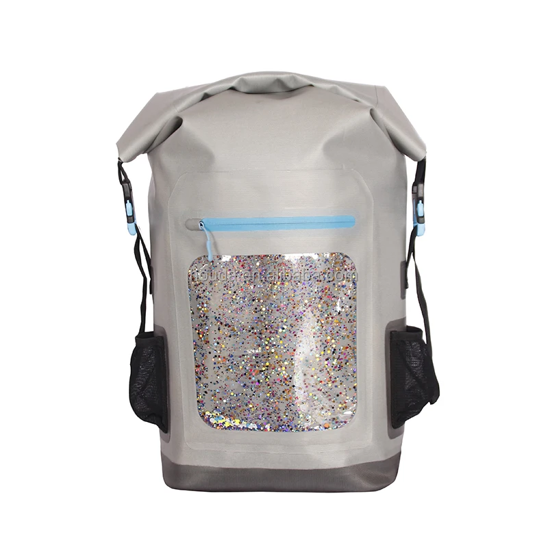 

outdoor camping custom logo waterproof dry bag backpack with strong shoulder strap