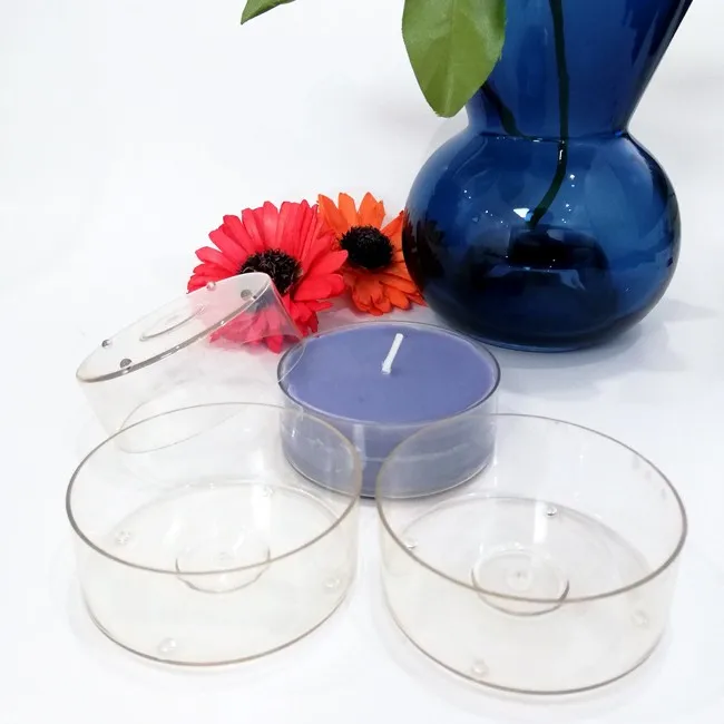 

empty clear tea light holders candle jars for candle making with box