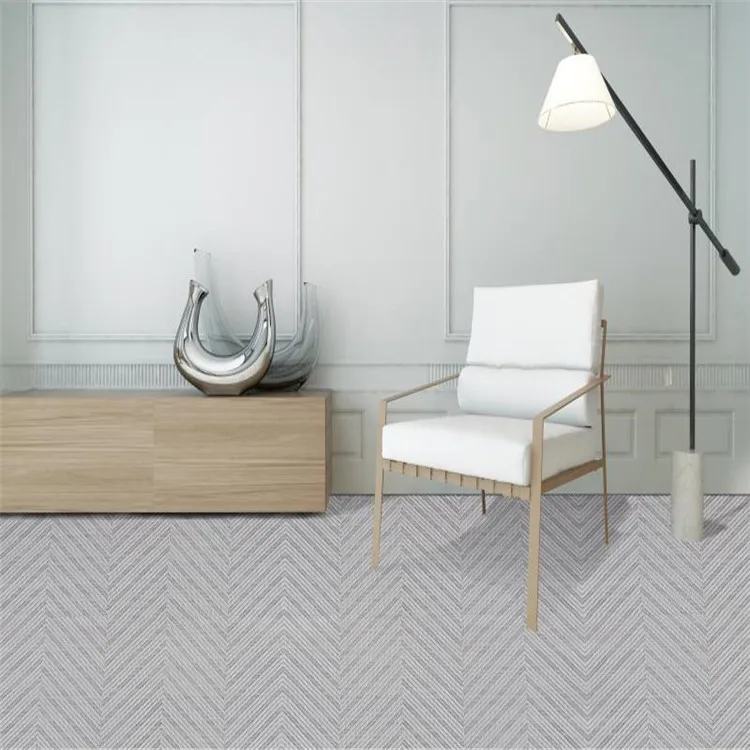 Pure White Graceful High Ware Resistance Rating Fashionable Woven