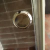 Foshan HUAJIAN Hardware hot sale complete accessories steel shower glass door handle round bathroom handle