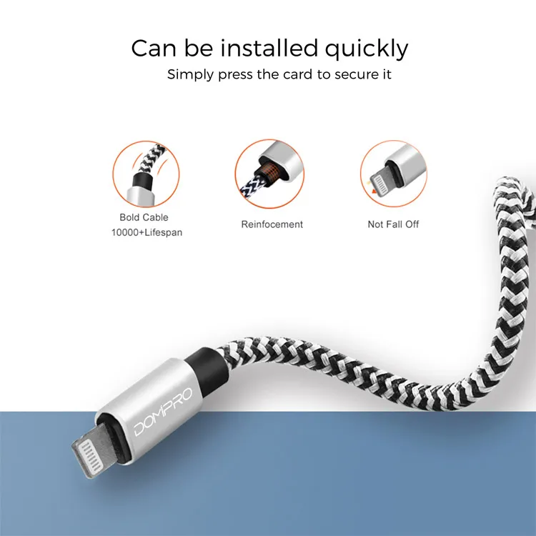 wholesales OEM high quality fast charging usb for iphone charger cable