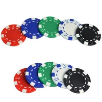 

Factory Price 11.5g Print Custom Cheap ABS Plastic Blank Poker Chips