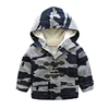 Boys Coat Winter Children Down & Parkas Kids Outerwear Boy Fashion Navy Blue Warm Hooded Jacket