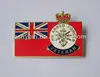 UK flag lapel pin with magnet attachment
