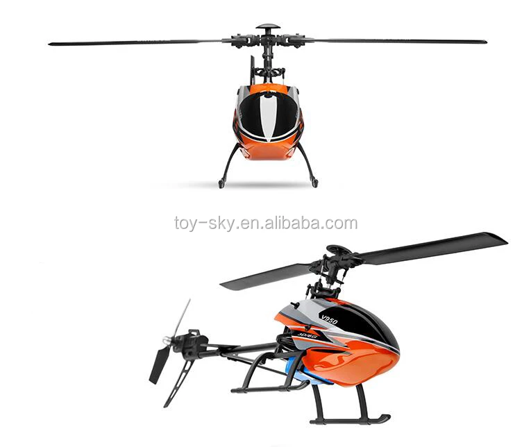 Wltoys V950 6ch 2.4g Rc Helicopter Large Size Single Blade 11.1v