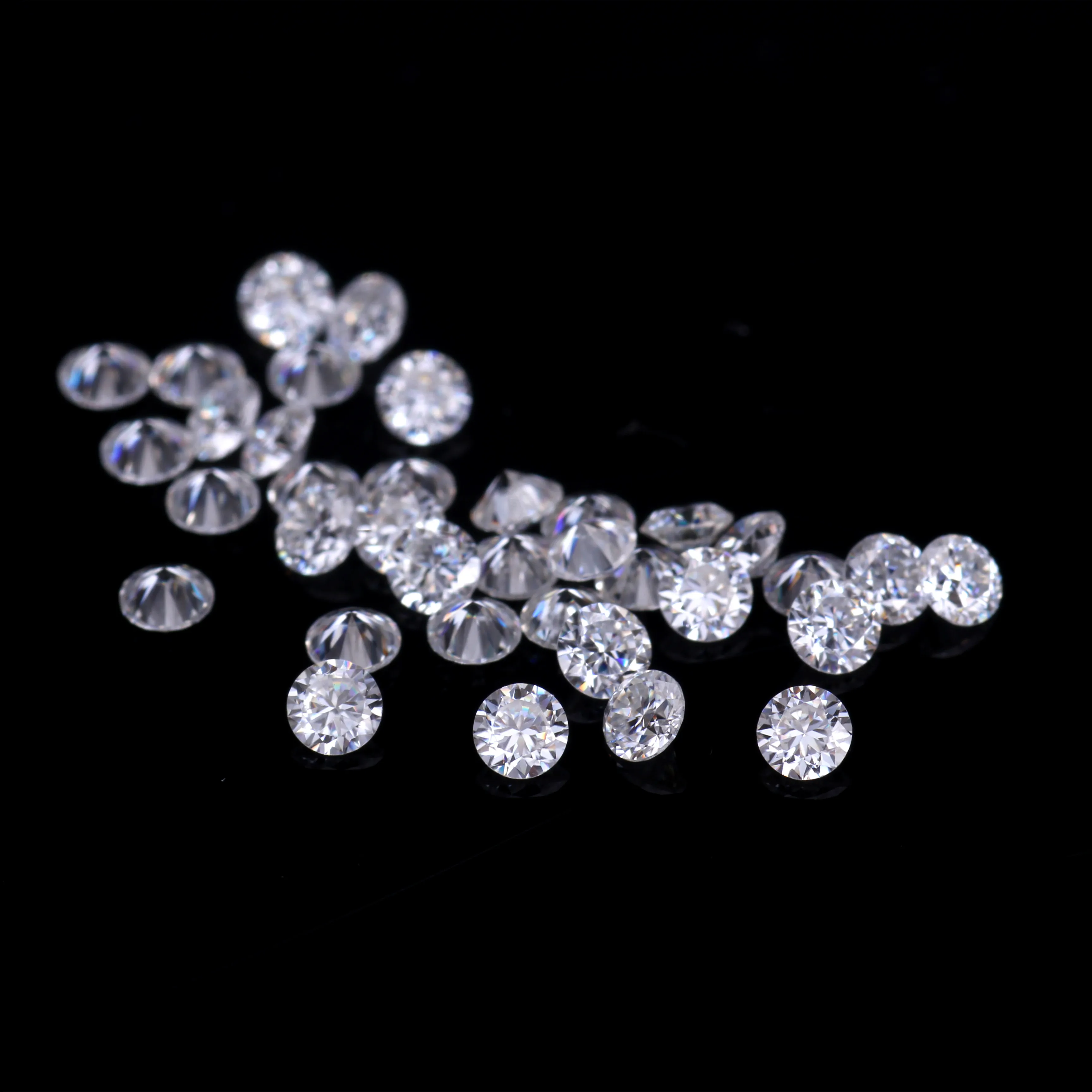 
Starsgem wholesale melee stone EF VVS Synthetic Gemstone round brilliant cut Loose Moissanite diamond def moissanite 
