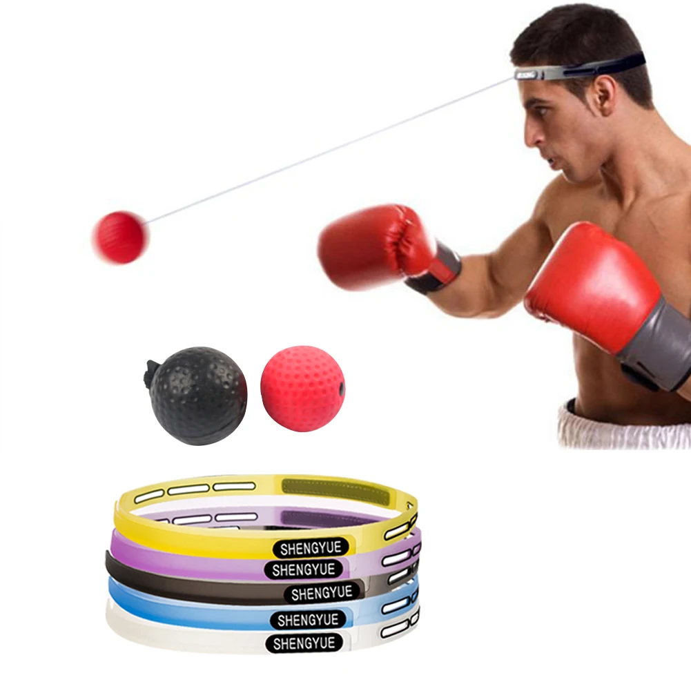 

2pc ball with headband Boxing Training Reflex Punching Speed Ball