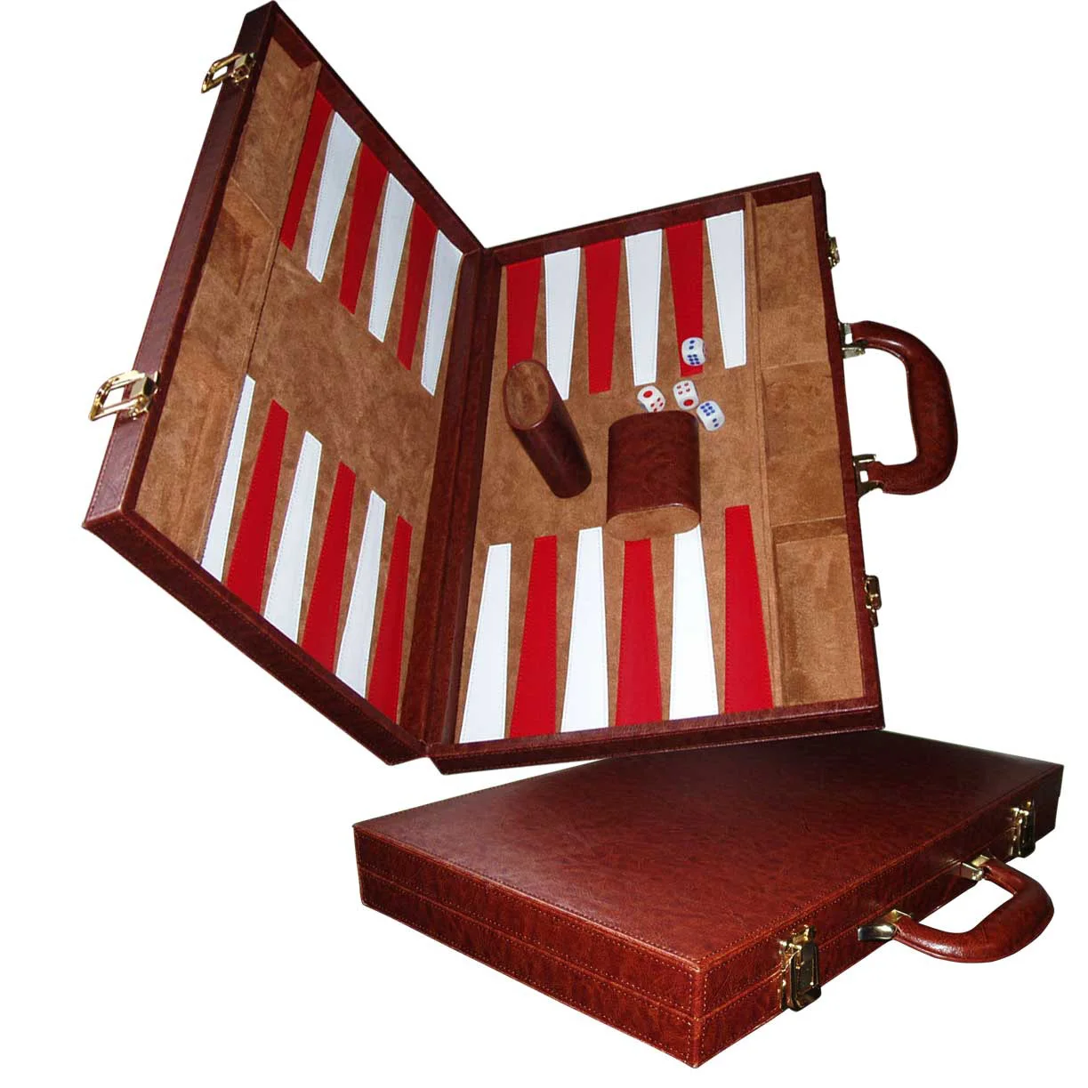 Custom handmade luxury best professional personalized travel magnetic faux suede antique backgammon sets