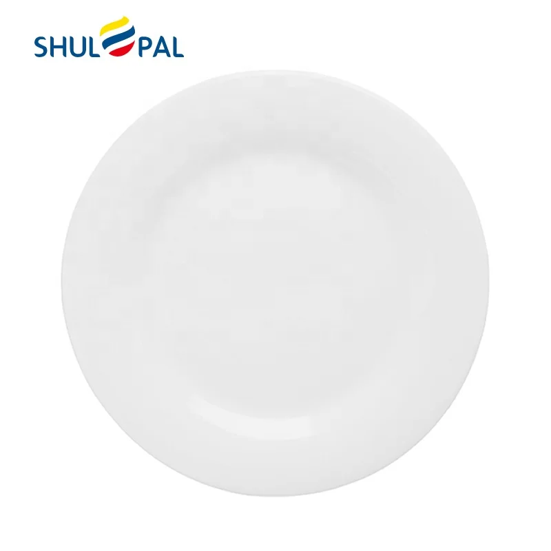 

10 inch New material high resistant opal glass plate
