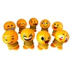 Spring Shaking Swing Head Doll Accessories Expression Smiley Toys Creative Desktop Car Dashboard Mini Decoration