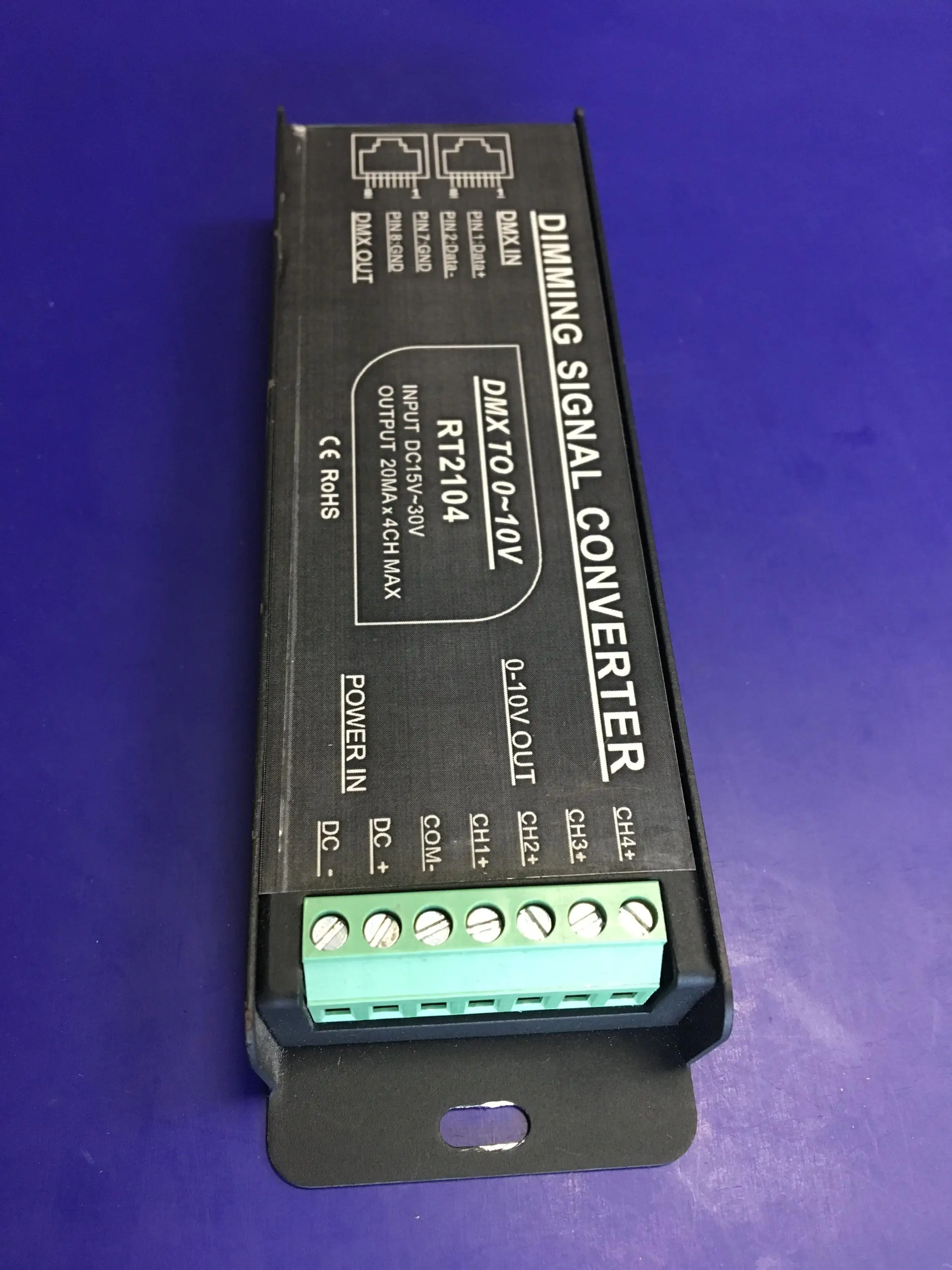 3 Years Warranty 4ch Dmx To 0 10v Converter - Buy 0 10v Converter,Dmx